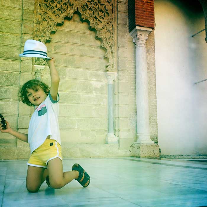 on the road con i bambini