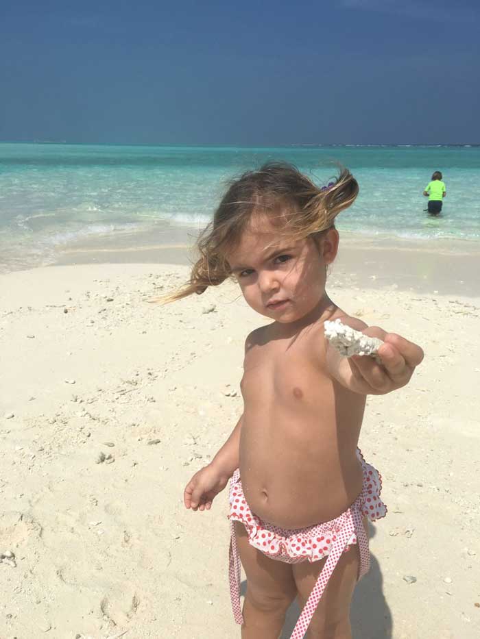 Maldive con i bambini