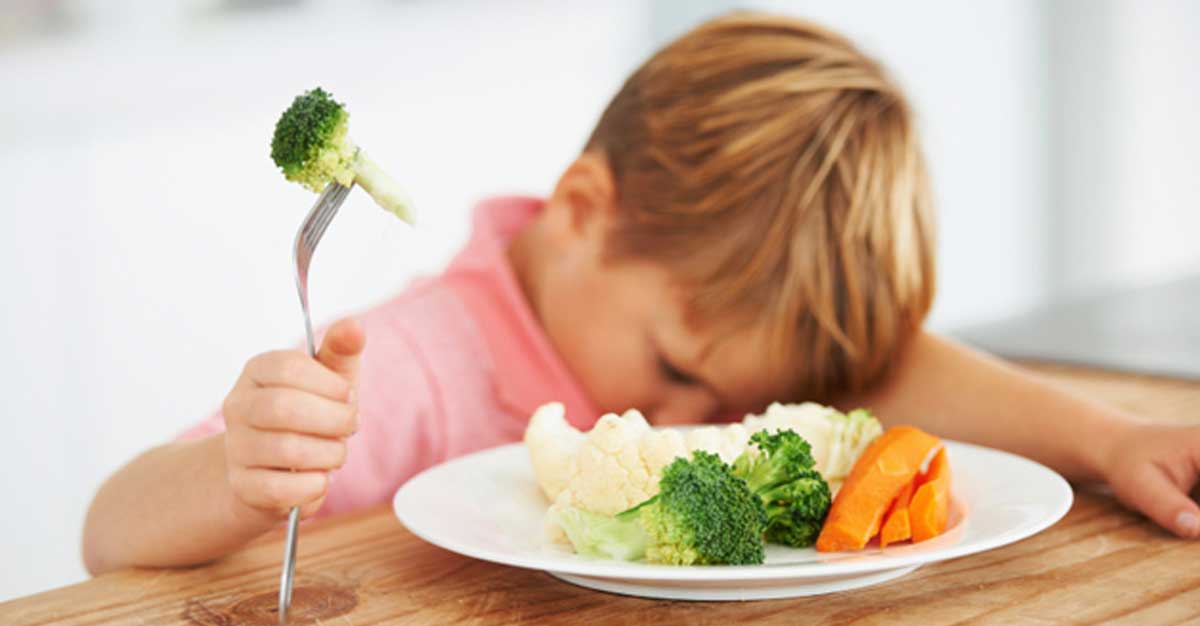 verdure ai bambini
