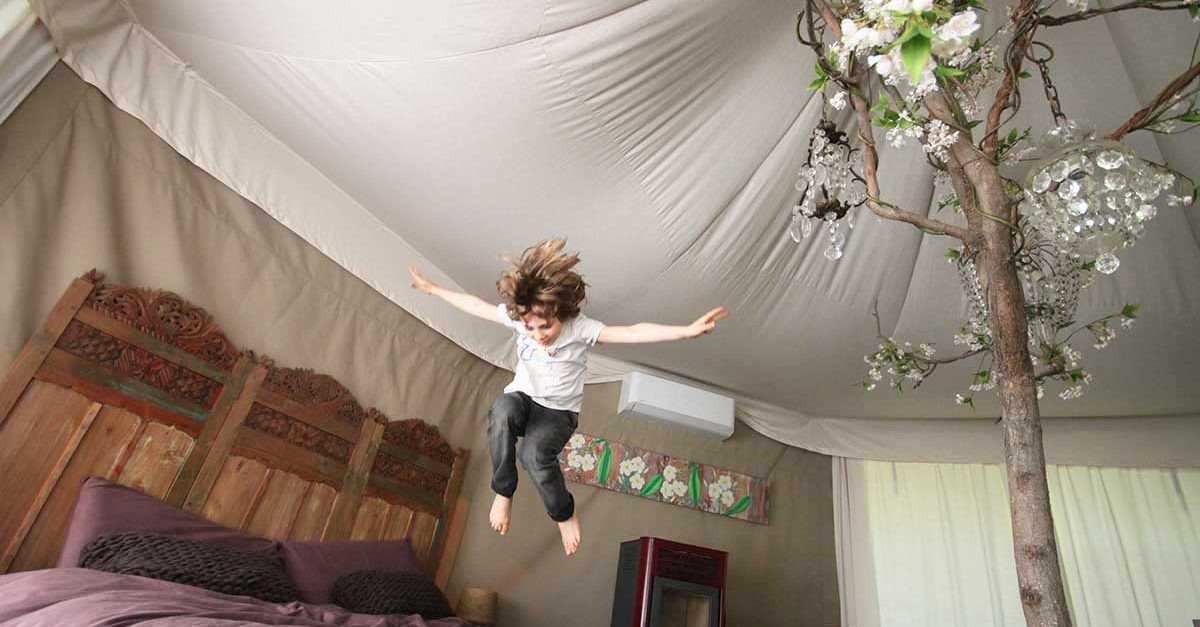glamping campeggio di lusso