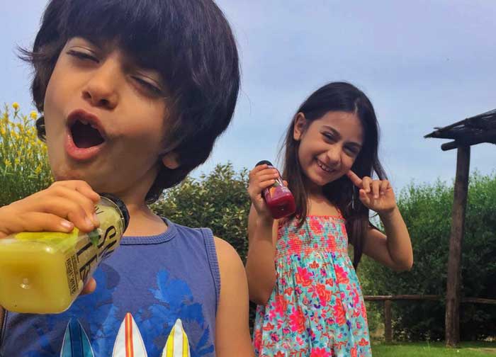 stratti di frutta per bambini ortoromi