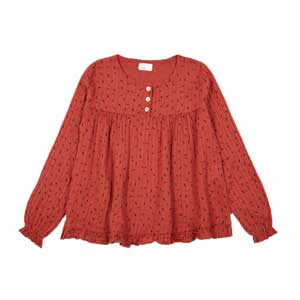 Blusa-Punteggiato-Lizie-Rosso-mattone