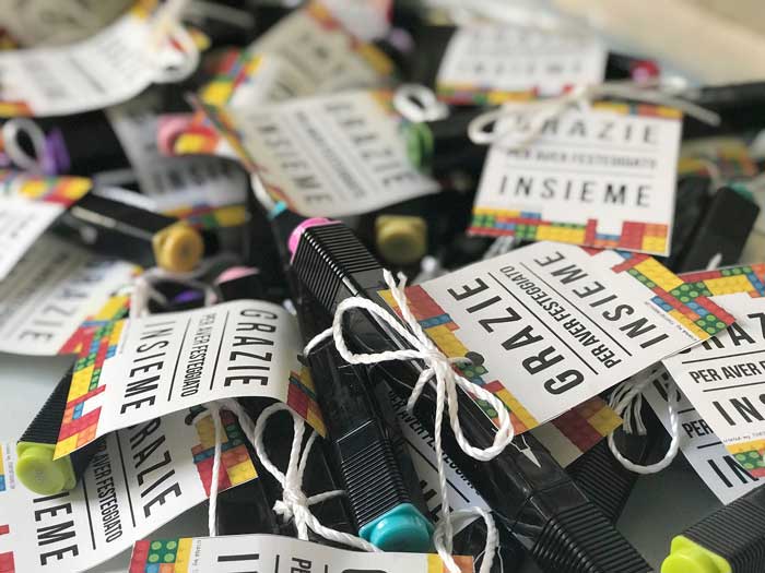 grafica festa a tema costruzioni 