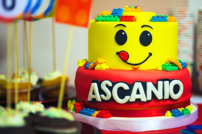 torta a tema Lego