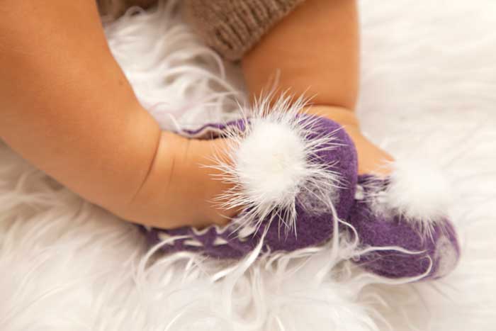 Scarpine neonato