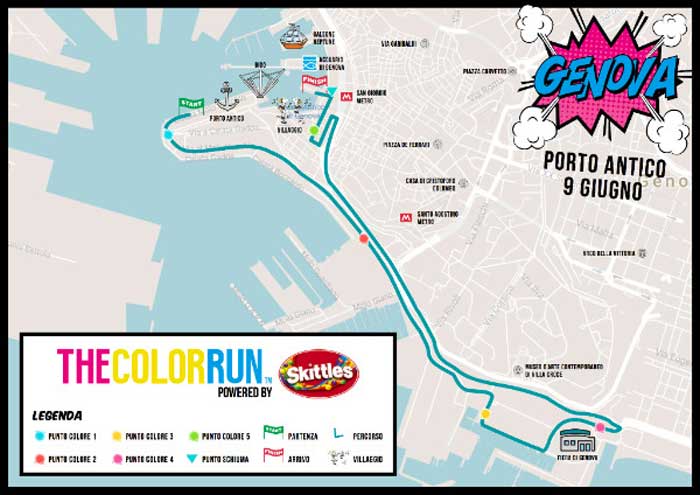 color run la 5 km divertente