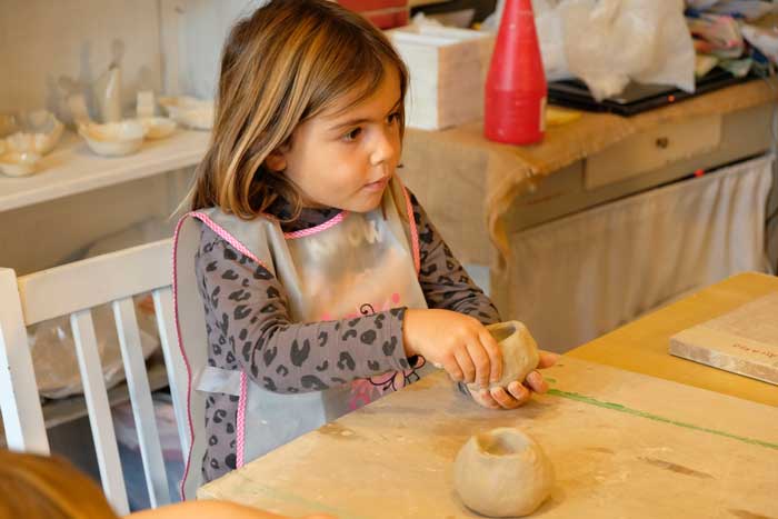 laboratori di ceramica per bambini e genitori a Roma