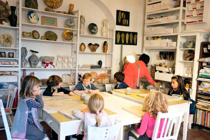 laboratori di ceramica per bambini e genitori a Roma