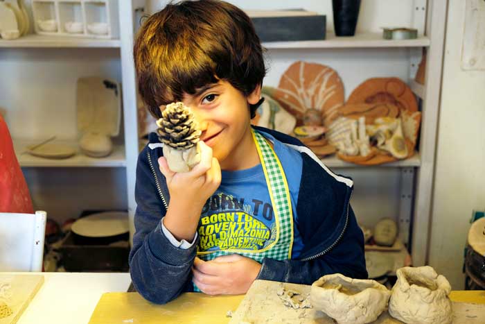laboratori di ceramica per bambini e genitori a Roma
