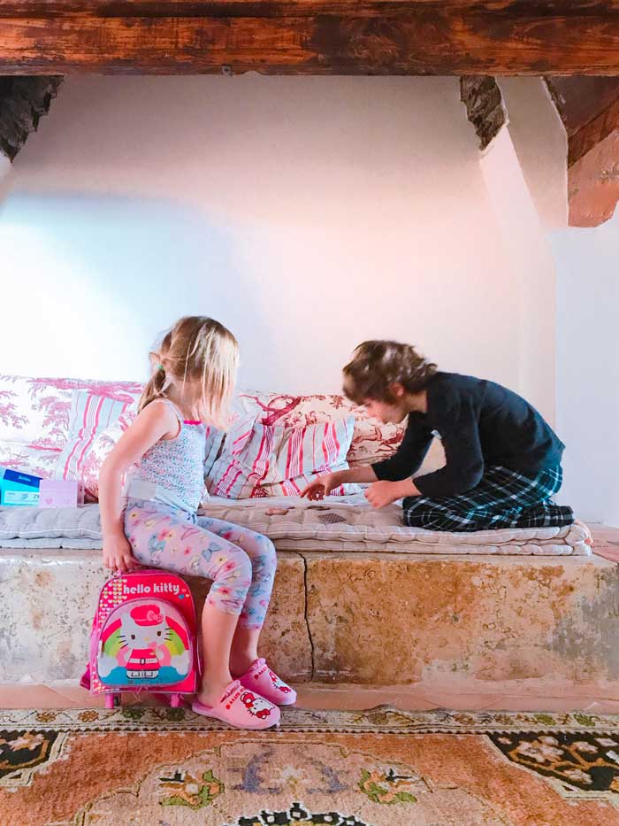 casale family friendly in toscana