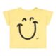 T-Shirt in cotone bio Smile Giallo