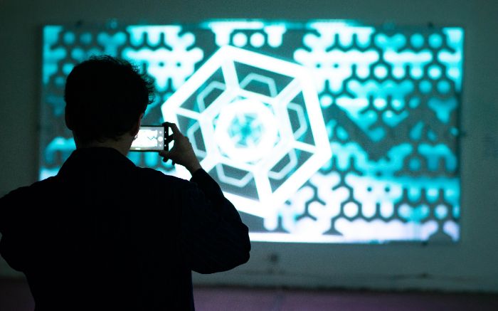 Videomapping Sacred Geometry 2 Darklight Studio